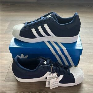 Adidas Men's Navy Blue Sneakers